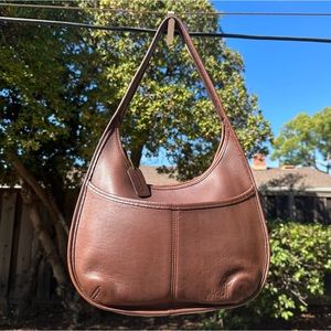 Vintage Coach Ergo Pocket Zip Bag 9033 Mahogany